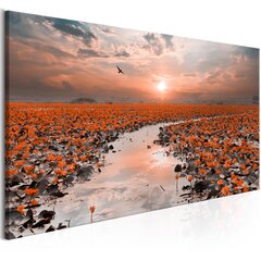 Картина - Lily Field (1 Part) Wide 100x45 см цена и информация | Картины | 220.lv