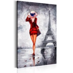 Glezna - Lady in Paris 40x60 cm cena un informācija | Gleznas | 220.lv