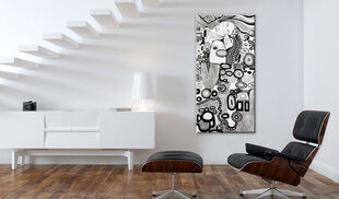 Glezna - Silver Love 30x60 cm cena un informācija | Gleznas | 220.lv
