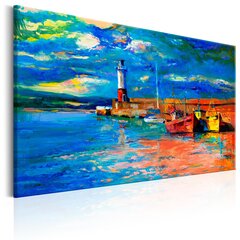 Изображение - Seaside Landscape: The Lighthouse 90x60 см цена и информация | Картины | 220.lv