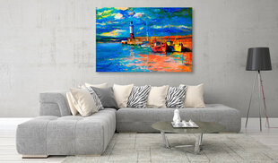 Изображение - Seaside Landscape: The Lighthouse 90x60 см цена и информация | Картины | 220.lv