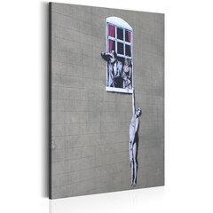 Живопись - Well Hung Lover by Banksy 80x120 см цена и информация | Картины | 220.lv