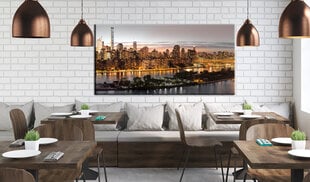 Glezna - Evening Manhattan 70x35 cm cena un informācija | Gleznas | 220.lv