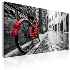 Glezna - Vintage Red Bike 120x80 cm cena un informācija | Gleznas | 220.lv