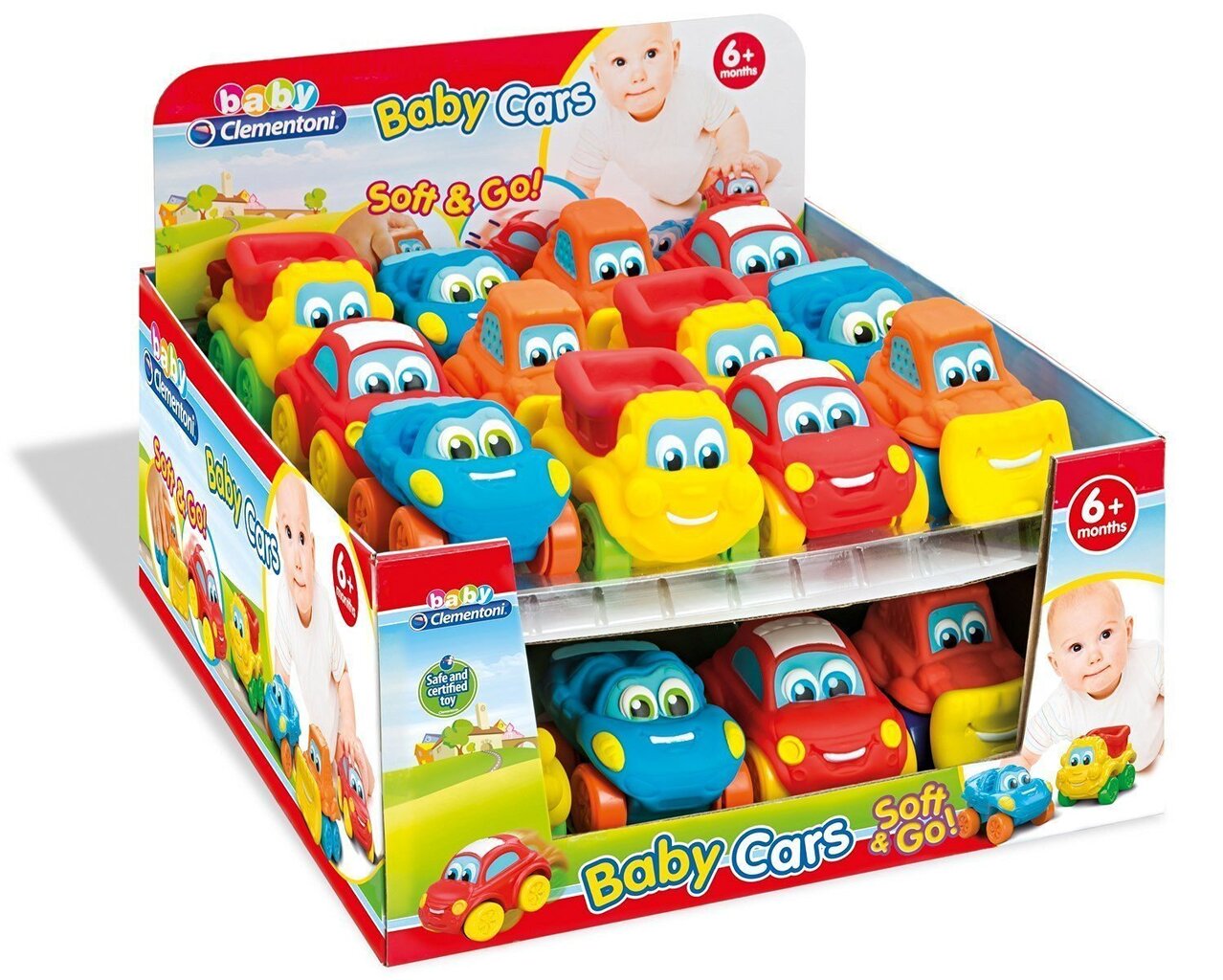Mīksta rotaļlieta Clementoni, 1 gab. цена и информация | Rotaļlietas zīdaiņiem | 220.lv