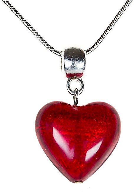 Lampglas Romantiska kaklarota Pure Love ar pērļu lampas stiklu ar 24 karātu zeltu NLH1 цена и информация | Kaklarotas | 220.lv