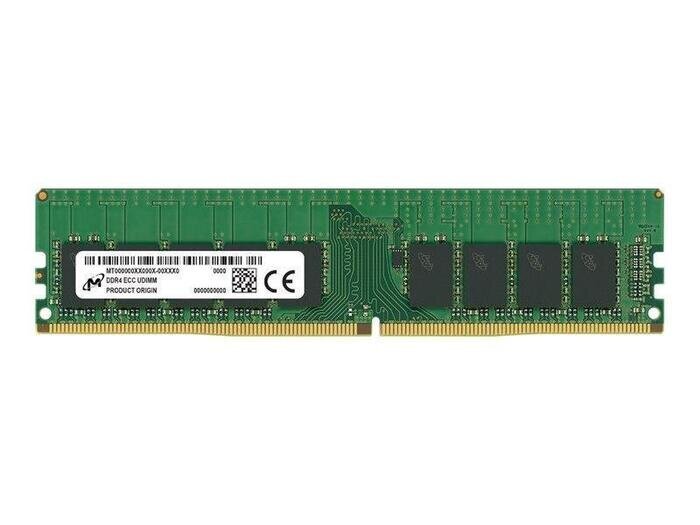 Servera atmiņas modulis|MICRON|DDR4|16GB|UDIMM/ECC|3200 MHz|CL 22|1.2 V|MTA9ASF2G72AZ-3G2R cena un informācija | Operatīvā atmiņa (RAM) | 220.lv