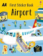 First Sticker Book Airport cena un informācija | Grāmatas mazuļiem | 220.lv