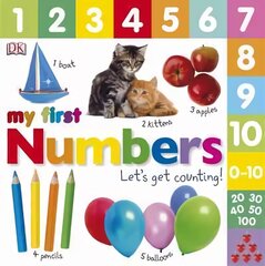 My First Numbers Let's Get Counting цена и информация | Книги для самых маленьких | 220.lv