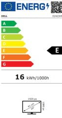 LCD monitors|DELL|E2423HN|23,8"|Panelis VA|1920x1080|16:9|60 Hz|5 ms|Nosvēršanas|210-BEJO цена и информация | Мониторы | 220.lv