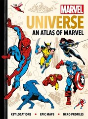 Marvel Universe: An Atlas of Marvel: Key locations, epic maps and hero profiles cena un informācija | Fantāzija, fantastikas grāmatas | 220.lv