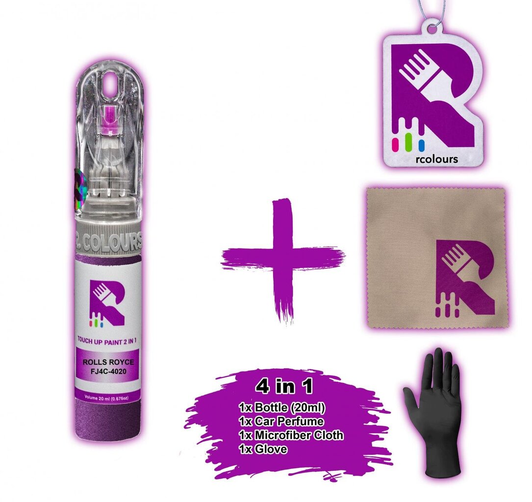 Krāsu korektors Rolls royce Cullinan Twilight purple FJ4C-4020, P28 cena un informācija | Auto krāsas | 220.lv