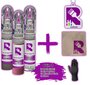 Krāsas korektors + laka + grunts Ssangyong Korando Redwine purple PA cena un informācija | Auto krāsas | 220.lv