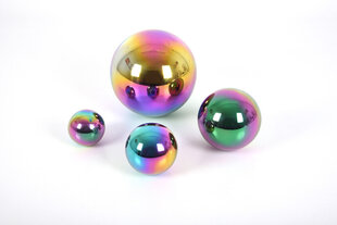 Сенсорные светоотражающие цветные мячики - 4 разных формы шара цена и информация | Развивающие игрушки | 220.lv