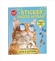 Sticker Photo Mosaics: Cats & Kittens (Klutz) цена и информация | Книги для малышей | 220.lv