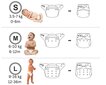 Atkārtoti lietojamas, hermētiskas autiņbiksītes Baby Planet, regulējams izmērs 3-15 kg (0-36 mēneši) cena un informācija | Autiņbiksītes | 220.lv