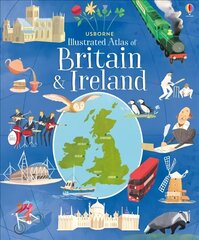 Usborne Illustrated Atlas of Britain and Ireland цена и информация | Книги для подростков и молодежи | 220.lv