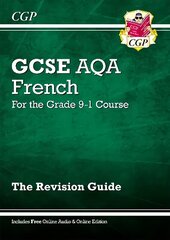 GCSE French AQA Revision Guide - for the Grade 9-1 Course (with Online   Edition) цена и информация | Книги для подростков  | 220.lv