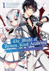 Misfit Of Demon King Academy 1: History's Strongest Demon King Reincarnates and Goes to School with His Descendants цена и информация | Фантастика, фэнтези | 220.lv