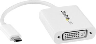 Адаптер Startech CDP2DVIW, USB C - DVI цена и информация | Адаптеры и USB разветвители | 220.lv