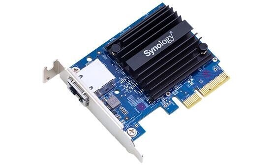 Synology E10G18-T1 Single Port 10Gb RJ45 PCIe Network Interface Card PCIe 3.0 x4 cena un informācija | Kontrolieri | 220.lv