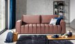 Dīvāns NORE Lazaro 37, rozā cena un informācija | Dīvāni | 220.lv