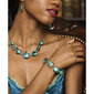 Lampglas Eleganta smaragda princeses kaklarota ar 24 karātu zeltu un sudrabu no Lampglas NRO1 pērlēm цена и информация | Kaklarotas | 220.lv