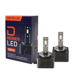 D1S LED - Plug&Play - 2gab/komplektā цена и информация | Автомобильные лампочки | 220.lv
