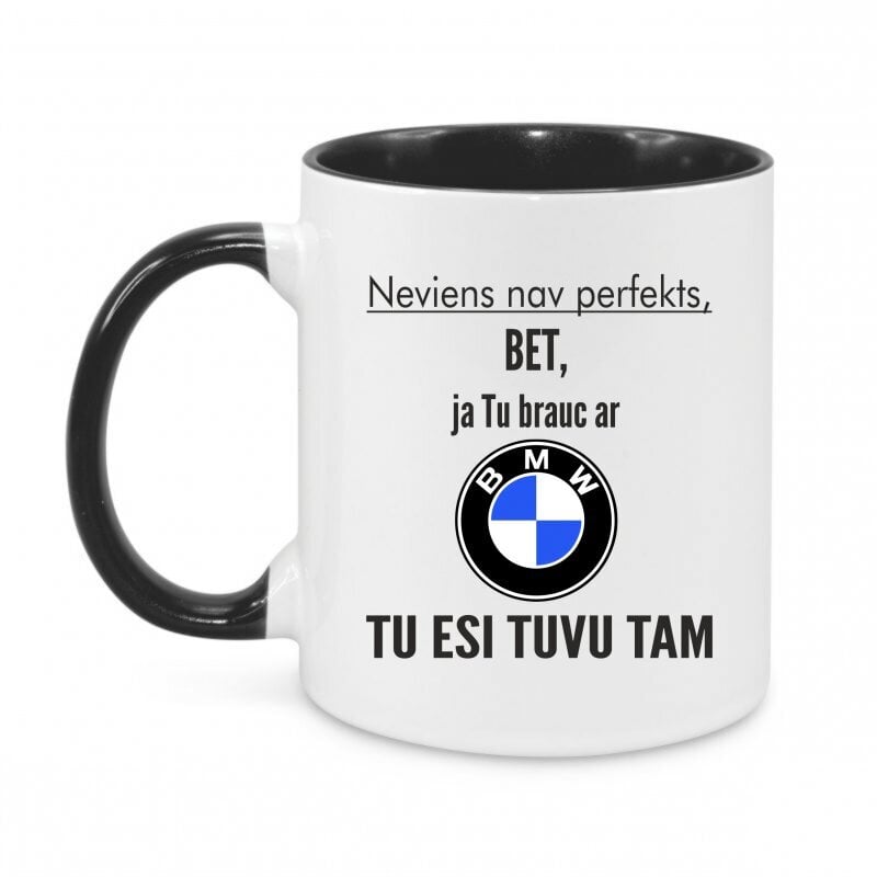 Keramikas krūze "BMW" cena un informācija | Oriģinālas krūzes | 220.lv