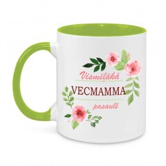 Keramikas krūze "Vismīļākā vecmamma" цена и информация | Оригинальные кружки | 220.lv