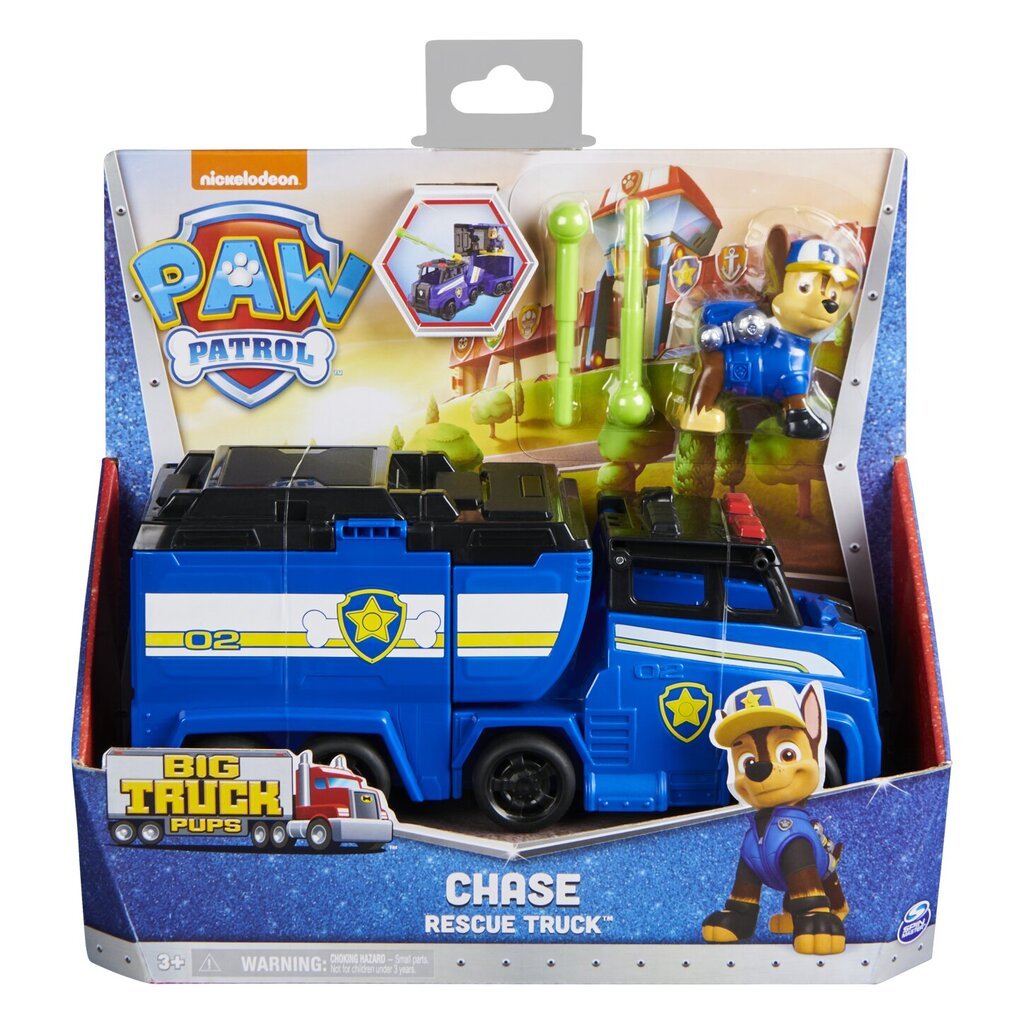 Transportlīdzeklis Big Truck Pups Chase Ķepu Patruļa (paw Patrol) cena un informācija | Rotaļlietas zēniem | 220.lv