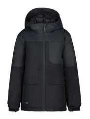 Детская куртка Icepeak Leith 160 г 50031-2*990 6438522713537, черная цена и информация | Куртки для мальчиков | 220.lv