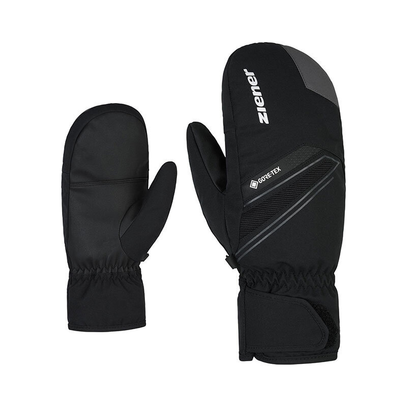 ZIENER vīriešu kalnu slēpošanas cimdi GORE-TEX GUNARO GTX GLOVE SKI ALPINE 801084-12757-9.5 cena un informācija | Vīriešu cepures, šalles, cimdi | 220.lv