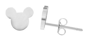 Troli Дизайнерские стальные серьги Mick ey Mouse цена и информация | Серьги | 220.lv