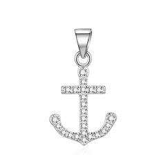 Beneto Модный серебряный кулон Anchor AGH233 цена и информация | Женские браслеты | 220.lv
