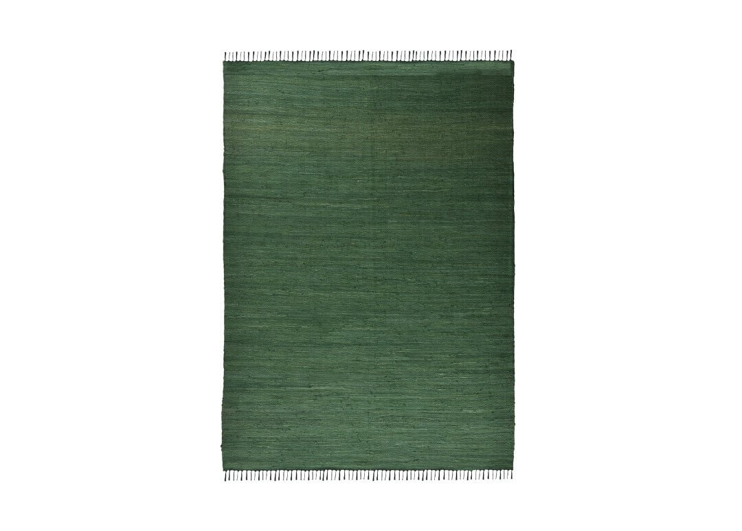Paklājs Happy Cotton, tumši zaļš – dažādi izmēri, Vaip Happy Cotton UNI, tumeroheline, 70 x 140 cm cena un informācija | Paklāji | 220.lv
