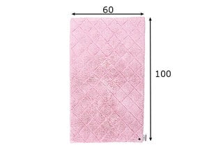 Tom Tailor vannas istabas paklājs Cotton Pattern, rozā – dažādi izmēri, VannitoaTom Tailor vaip Cotton Pattern 60x120cm, roosa cena un informācija | Paklāji | 220.lv