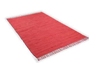 Kokvilnas paklājs Happy Cotton, sarkans – dažādi izmēri, Puuvillavaip Happy Cotton, punane, 160 x 230 cm cena un informācija | Paklāji | 220.lv