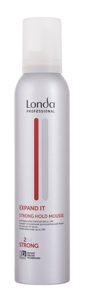 Matu modelēšanas putas Londa Professional Londa Professional Expand It Strong, 250 ml cena un informācija | Matu veidošanas līdzekļi | 220.lv