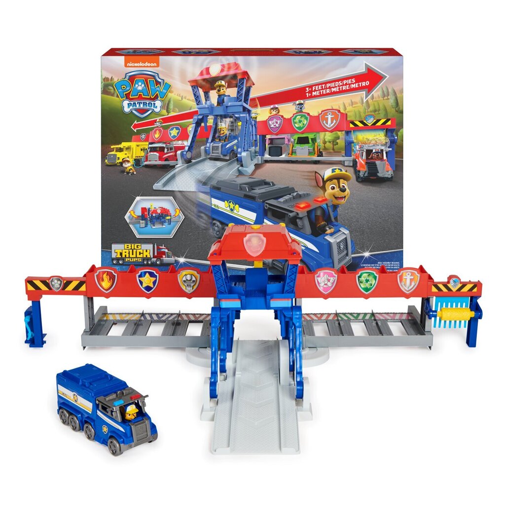 Kravas automašīnu pagalma spēles Highway Rescue Ķepu Patruļa (Paw Patrol) SpinMaster cena un informācija | Rotaļlietas zēniem | 220.lv