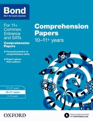 Bond 11plus: English: Comprehension Papers: 10-11plus years, 10-11 years цена и информация | Книги для подростков  | 220.lv