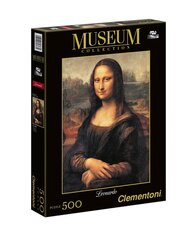 Пазл Clementoni Museum Collection Da Vinci Mona Lisa, 500 деталей цена и информация | Пазлы | 220.lv