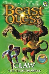 Beast Quest: Claw the Giant Monkey: Series 2 Book 2, Series 2 Book 2 cena un informācija | Grāmatas pusaudžiem un jauniešiem | 220.lv