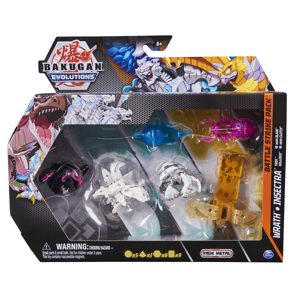 Komplekts Bakugan Battle Strike SpinMaster cena un informācija | Rotaļlietas zēniem | 220.lv