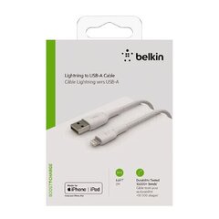 Belkin Lightning to USB-A 2m, white cena un informācija | Savienotājkabeļi | 220.lv