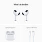 Apple AirPods (3rd generation) with Lightning Charging Case - MPNY3ZM/A цена и информация | Austiņas | 220.lv