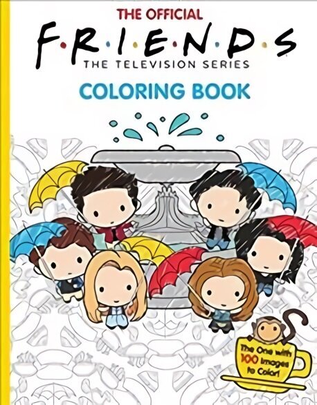 Official Friends Coloring Book: The One with 1 00 Images to Color cena un informācija | Grāmatas mazuļiem | 220.lv