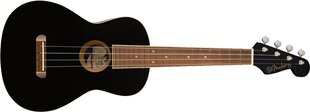 Tenora ukulele Fender AVALON TENOR UKE, melna цена и информация | Гитары | 220.lv
