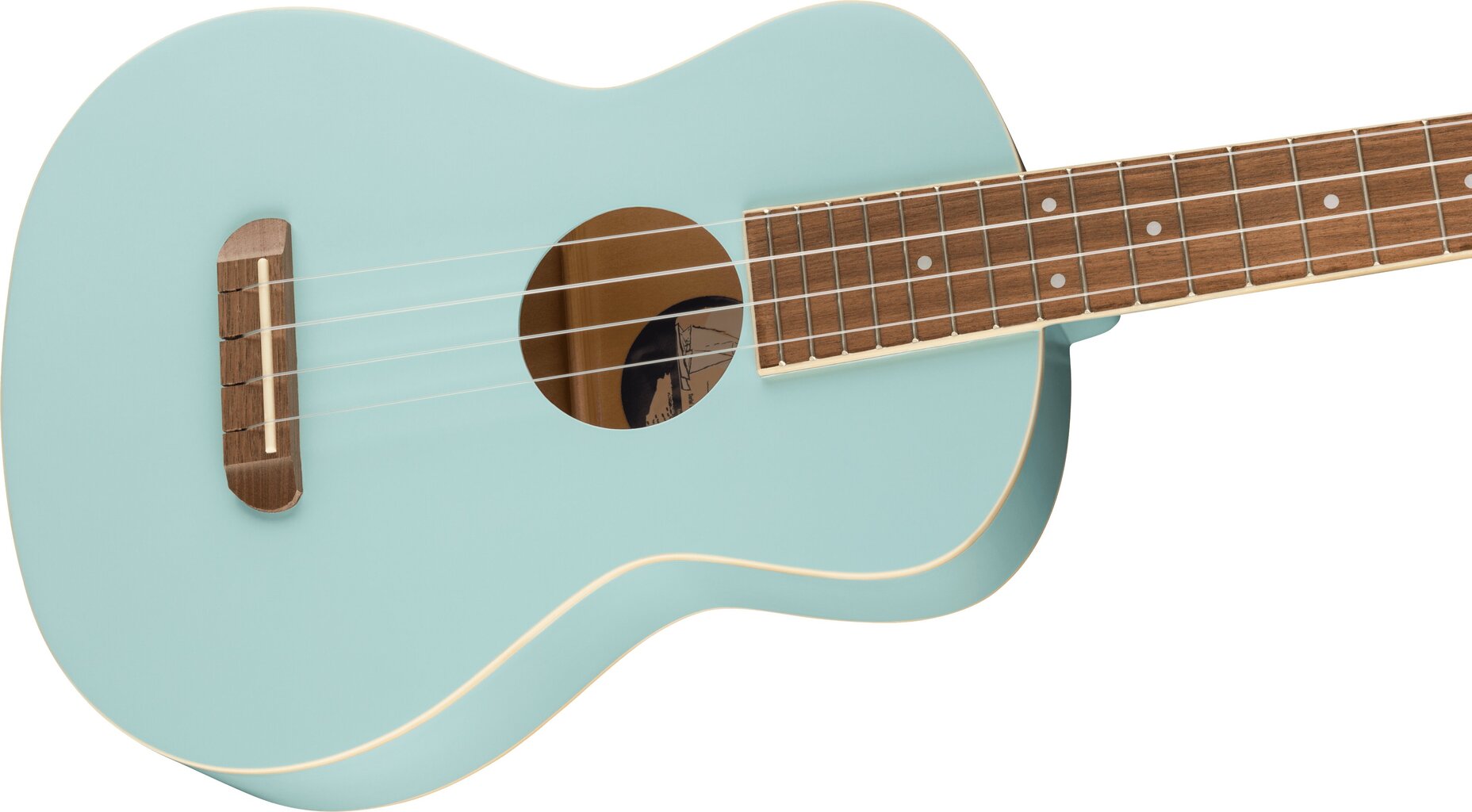 Tenora ukulele Fender AVALON TENOR UKE, zila cena un informācija | Ģitāras | 220.lv