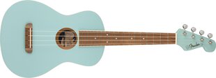 Tenora ukulele Fender AVALON TENOR UKE, zila цена и информация | Гитары | 220.lv